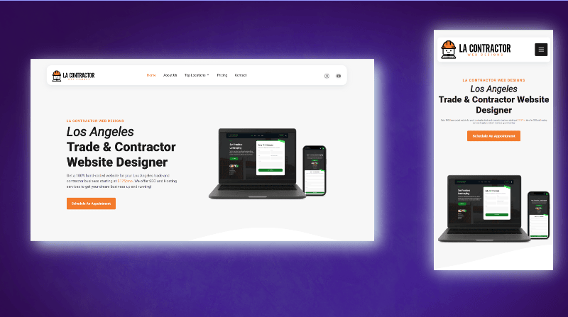 responsive website image