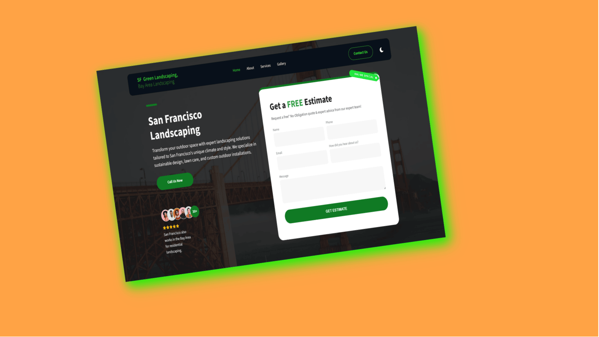 responsive website image